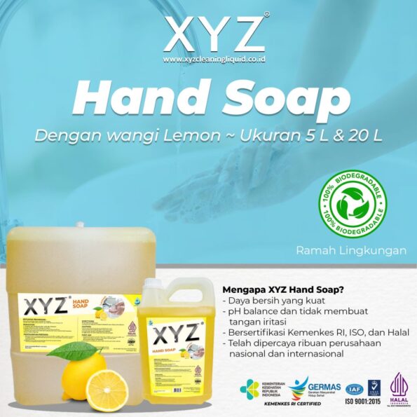 Hand soap lemon